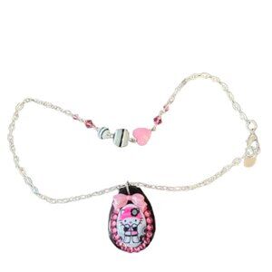 RARE Tarina Tarantino Hello Kitty Pink Head Collection Necklace